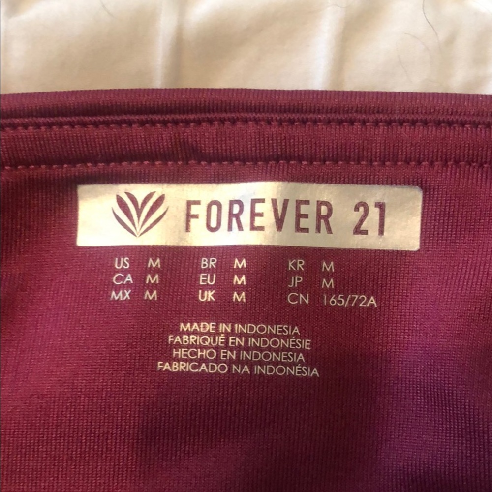 Wine colored yoga/workout pants